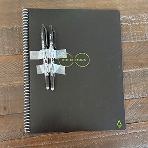 Rocketbook Black Smart Reusable Notebook
